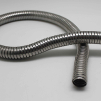 JSF-SPS不锈钢双扣金属软管 P4型不锈钢双扣软管 双扣电线保护软管